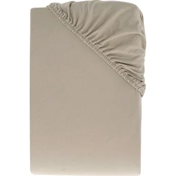 Prostěradlo LIVARNO® Žerzejové napínací prostěradlo, 90-100 x 200 cm (hnědá)