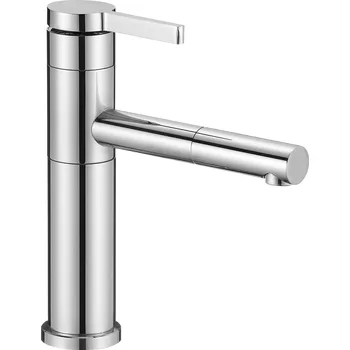 Vodovodní baterie CERANO - Umyvadlová stojánková baterie Bina - otočná - nízká - chrom