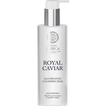 Natura Siberica Rozjasňující čisticí pleťové mléko Royal Caviar (Illuminating Cleansing Milk) 200 ml + 2 měsíce na vrácení zboží