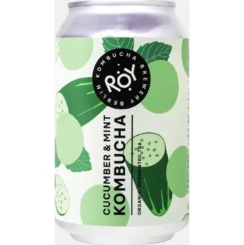 kombuchy ROY Bio kombucha Okurka & máta