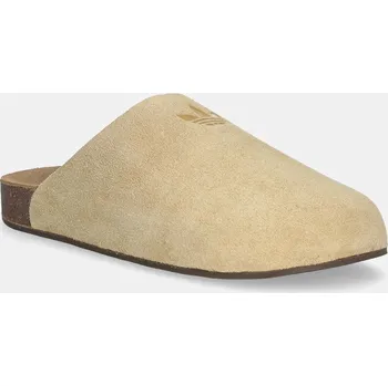 Dámské pantofle Semišové pantofle adidas Originals Adimule JR3587 béžová 80X, EUR 38