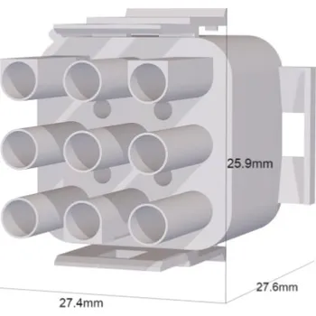 Auto elektroinstalace MOLEX Konektor vodič-vodič Řada: MLX zástrčka vidlice/zásuvka PIN:9