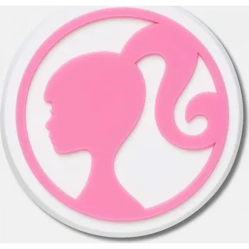Dívčí pantofle Odznáček Jibbitz – Barbie Head