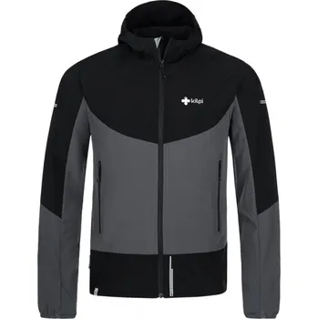 Kilpi Balans-M tmavě šedá PM0059KIDGY pánská běžecká bunda s kapucí SIBERIUM SRC WB - M