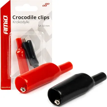 Autopojistky AMIO Krokosvorky 2 ks 5A 50mm