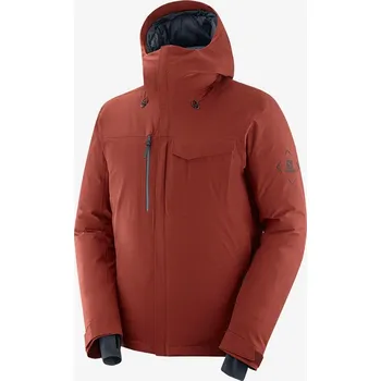 Salomon Arctic Down Jacket M madder brown C13979 pánská péřová bunda 20000 - XL