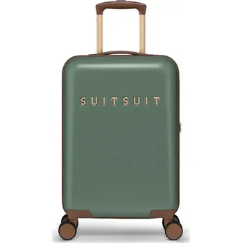 Kabinový kufr SUITSUIT® Fab Seventies Sea Spray S - zelená - 32 L