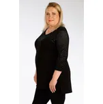 Litex Dámská tunika s 3/4 rukávem 7F038 černá XL
