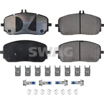 Brzdová destička Sada brzdových destiček, kotoučová brzda SWAG 33 10 7651