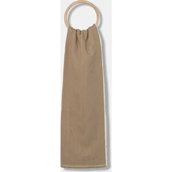 Šála Šála s přídavkem vlny BOSS Joely_60*190 béžová barva, 50558638 80X, vel. ONE SIZE