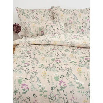 Povlečení Prodloužené povlečení mikroplyš Digital – Bianca béžová