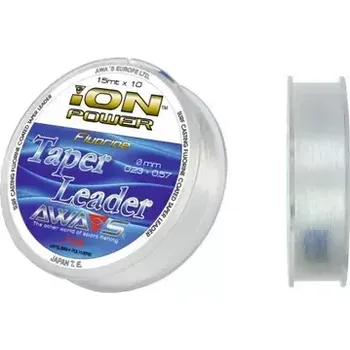 rybářský vlasec AWA-SHIMA Ion Power Taper Leaders 10x 15m - 0.20mm/0.57mm
