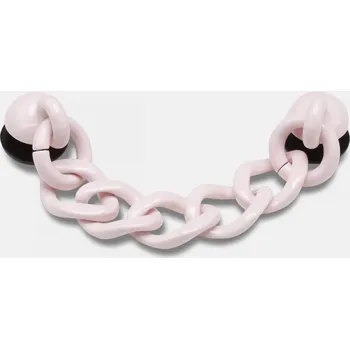 Dívčí pantofle Odznáček Jibbitz - Pink Thick Chain