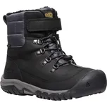 Keen Kanibou WP Youth black/magnet dětské zimní vyšší nepromokavé boty - 37 EUR
