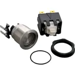 SCHURTER Přepínač odolný vandalům s aretací DPST-NO ON-OFF 19mm 12A zelený