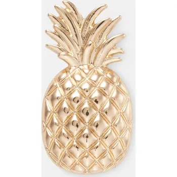Dívčí pantofle Odznáček Jibbitz - Gold Pineapple