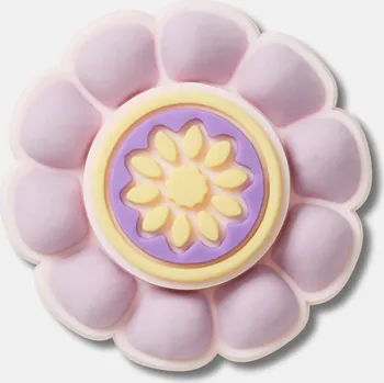 Dívčí pantofle Odznáček Jibbitz – Purple Blooming Flower