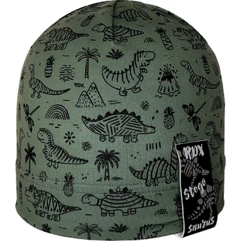 Čepice Bavlněná čepice RDX khaki dinošci Velikost: 4
