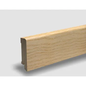 soklová lišta Pedross Soklová lišta dýhovaná Dub sukatý světlý matný lak, 16x60, smrkové jádro