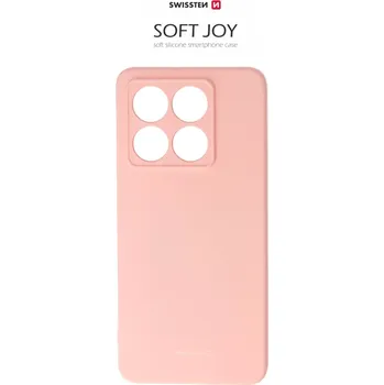 Pouzdro na mobilní telefon POUZDRO SWISSTEN SOFT JOY PRO XIAOMI 14T 5G RŮŽOVÉ