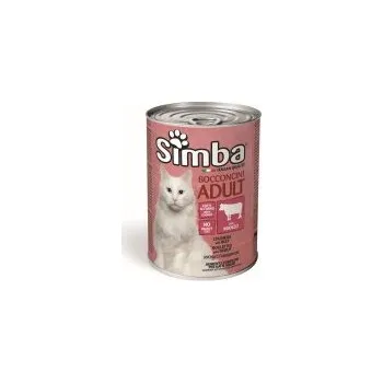 Krmivo pro kočku SIMBA Cat hovězí kousky 415g