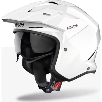 Helma na motorku Přilba kombakt color, airoh (bílá lesklá, vel. 2xl) 2025