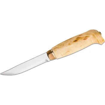 kapesní nůž Marttiini Lynx 121 nerezová ocel/kudrnatá bříza/kůže 121010