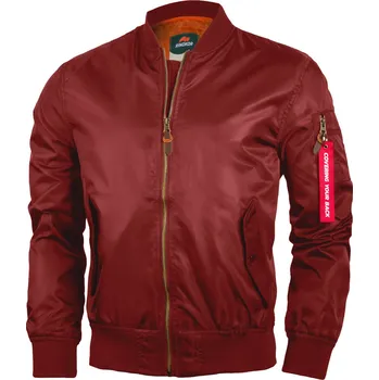 Pánský bomber Bombera Rinokor Light burgundy