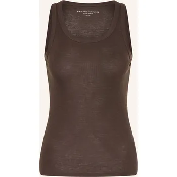 Majestic Filatures Dámský Top, tmavě hnědá, 36