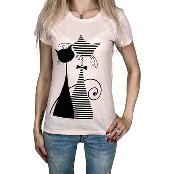 TNT Dámské tričko s krátkým rukávem CHIKO Barva: Růžová, Velikost: M