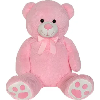 plyšák Plyšový medvěd růžový 100 cm