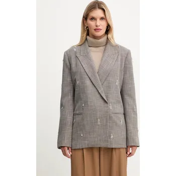 Dámské sako Sako Simona Corsellini A25CPGI00301 hnědá 98X, vel. 38