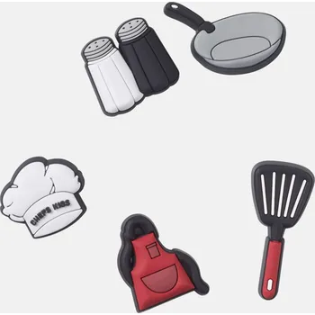 Dívčí pantofle Jibbitz Chef 5 Pack