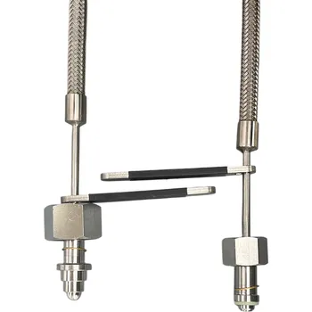 Příslušenství pro vysokotlaký čistič MS Technika Vysokotlaká nerezová hadice Argon/Dusík 300 Bar 3000mm_kombinace NEVOC/W21,8 NEVOC koncovka: Kuželka