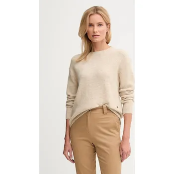 Dámský svetr Svetr z vlněné směsi Pepe Jeans dámský, béžová barva, PL7000031 02X, vel. XL
