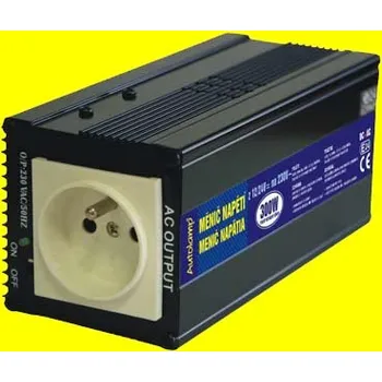 Měnič napětí repasovaný měnič 24V DC na 230V AC 300W trvale