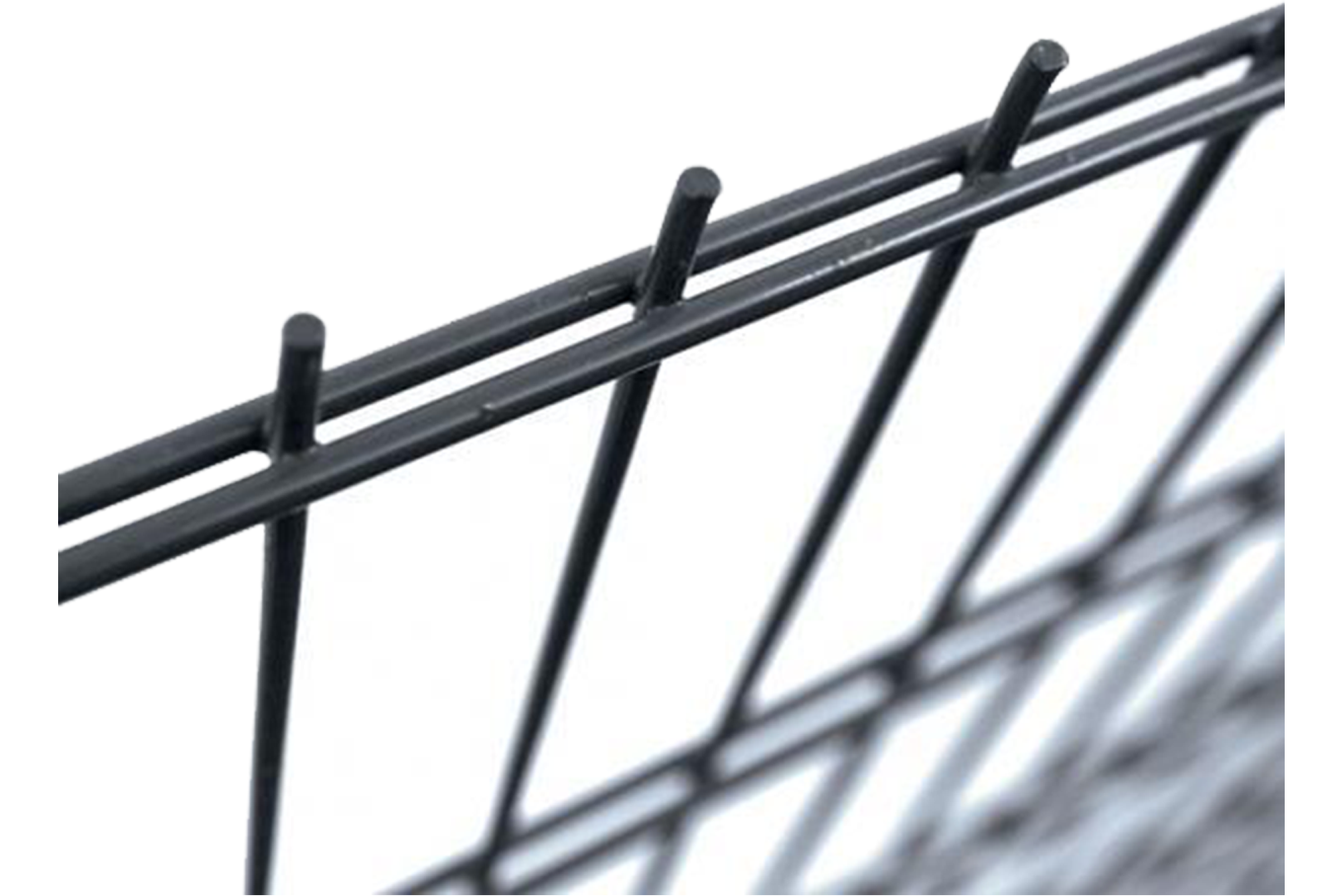 Plotový panel 2D PVC - průměr drátu 6/5/6mm oko 50x200mm Antracit Výška: 203cm
