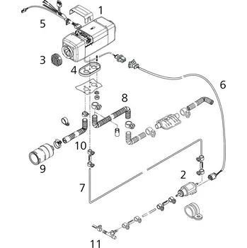 Autodílna Nezávislé vytápění WEBASTO 9032227B