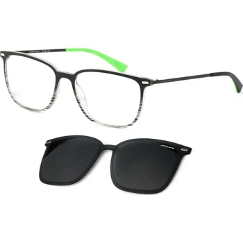 Sluneční brýle Jaguar | Jaguar 36837 klip | černá žíhaná