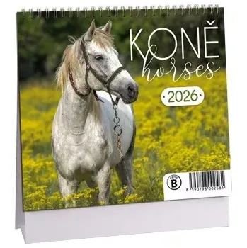 Kalendář Kalendář Koně mini 2026 (K775)