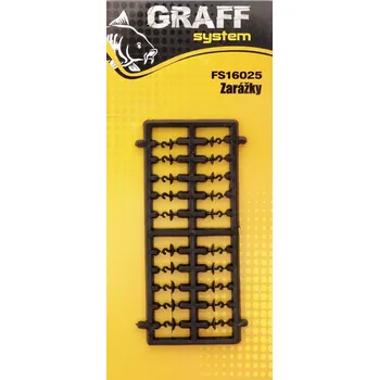 GRAFF - Zarážky klobouček hnědé VÝPRODEJ