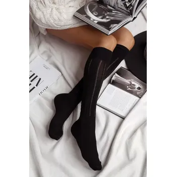 Dámské punčochy DÁMSKÉ PODKOLENKY PROLAMOVANÉ KOSTKOVANÉ 0330.002 béžová 37-41