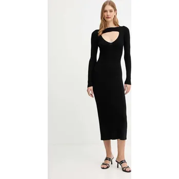 Dámské šaty Vlněné šaty Diesel M-OLONI A18905.0PLBF černá 99X, vel. M