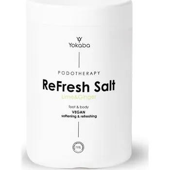 Tělový peeling Yokaba Podotherapy ReFresh Salt Lime & Ginger 1000 g