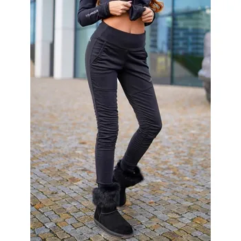 Dámské kalhoty NEYWER Dámské jemně zateplené funkční elastické sportovní kalhoty černé ZK723 Velikost: XXL