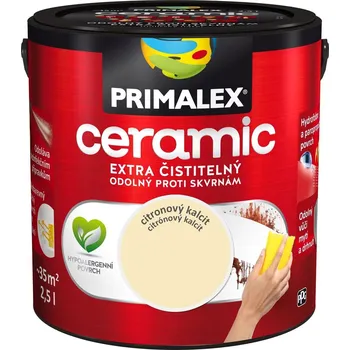 Primalex Ceramic Barva na stěnu, citronový kalcit, matná, 2,5 l 481557