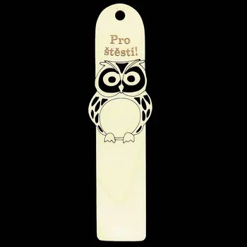 Doplněk ke knize Dřevěná záložka sova - Pro štěstí