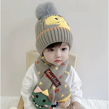 Šála Komplet kulich a šála DRAKOM Barva: Šedá