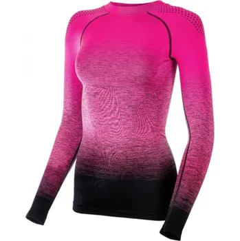 R2 ATF206A Musa pink/black dámské funkční termo triko dlouhý rukáv - L