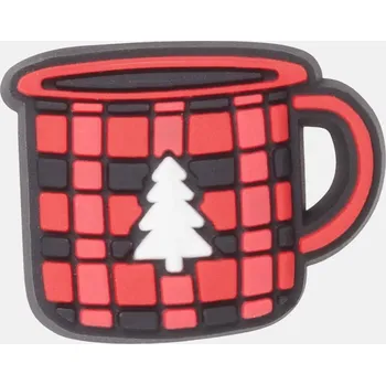 Dívčí pantofle Odznáček Jibbitz - Plaid Mug